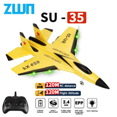 SU35 2.4G With LED Lights Aircraft Remote Control Flying Model - Top Notch Mart