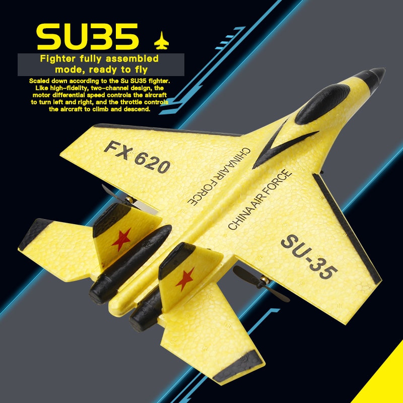 SU35 2.4G With LED Lights Aircraft Remote Control Flying Model - Top Notch Mart