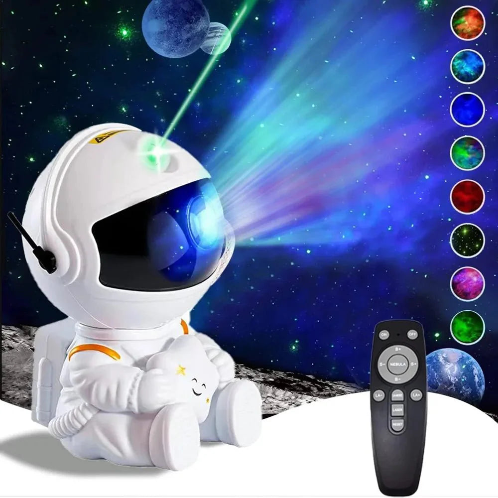 Astronaut Space Projector - Multicolored Starry Nebula - Top Notch Mart