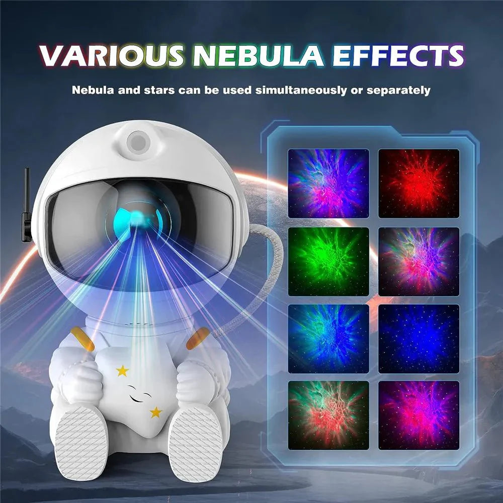 Astronaut Space Projector - Multicolored Starry Nebula - Top Notch Mart