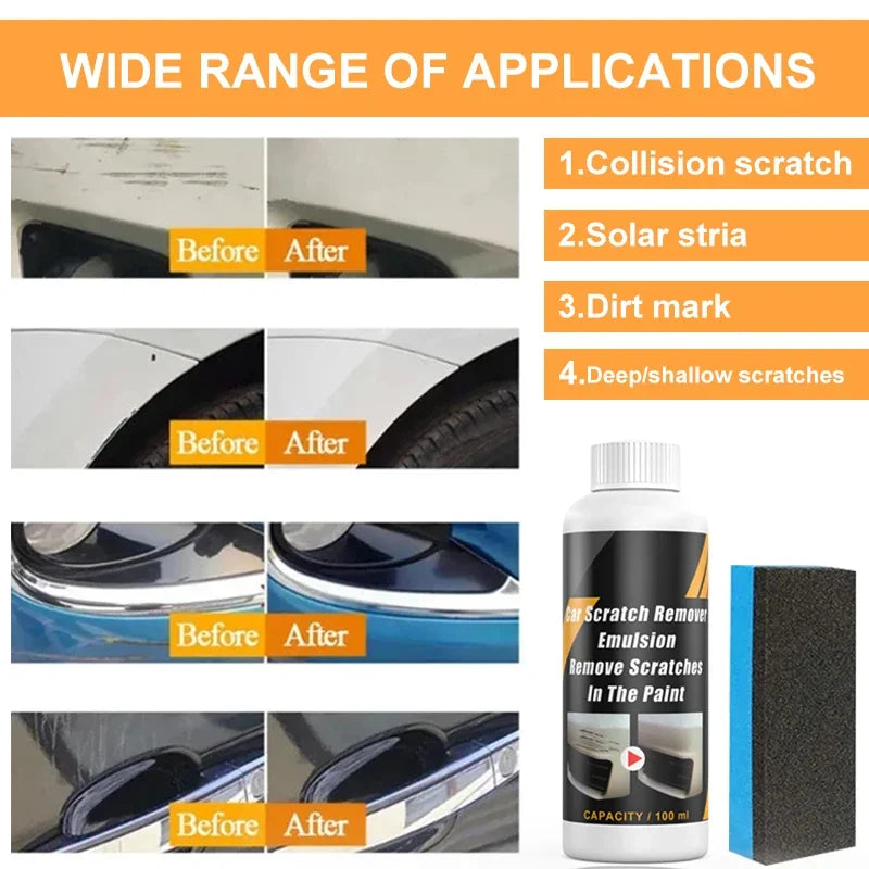 Car Scratch Remover Paint Auto Body Grinding Compound Anti Scratch Wax