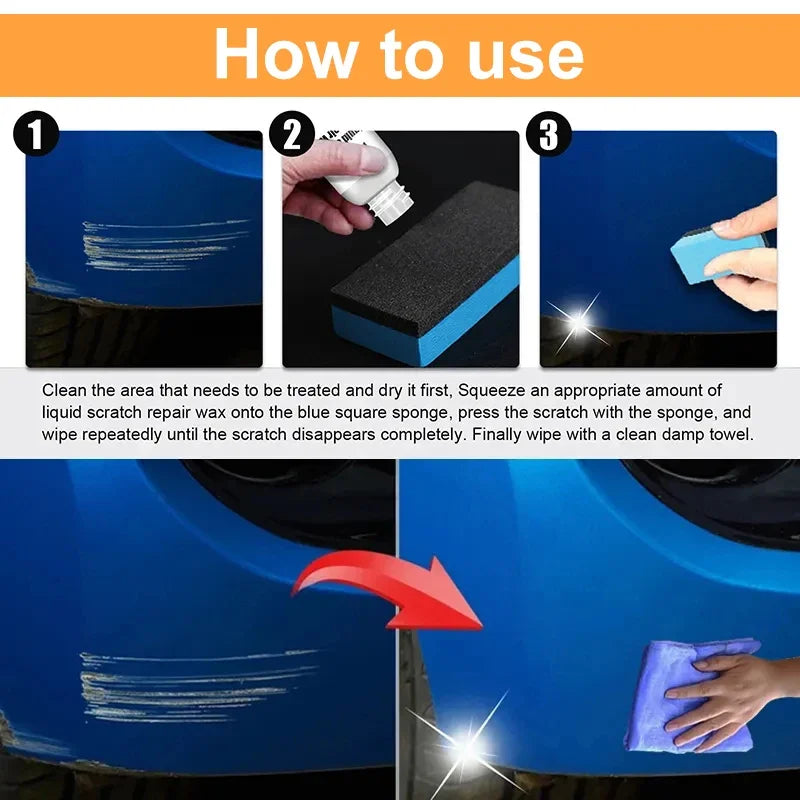 Car Scratch Remover Paint Auto Body Grinding Compound Anti Scratch Wax