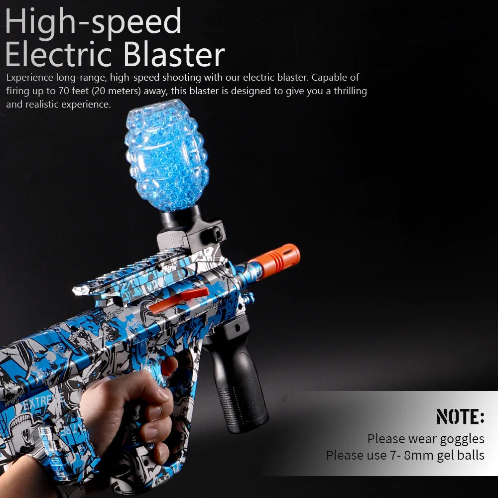 Electric Gel Ball Blaster, Eco-Friendly Water Beads,Automatic Splat Ball Blaster Outdoor - Top Notch Mart