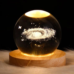 Glowing Crystal Ball Night Light Glowing Planetary Galaxy Projector - Top Notch Mart