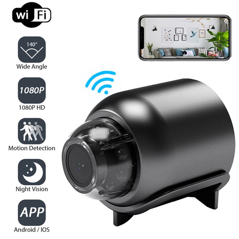 HD Wireless Night Vision Mini Camera Baby Monitor & Indoor Safety Security - Top Notch Mart