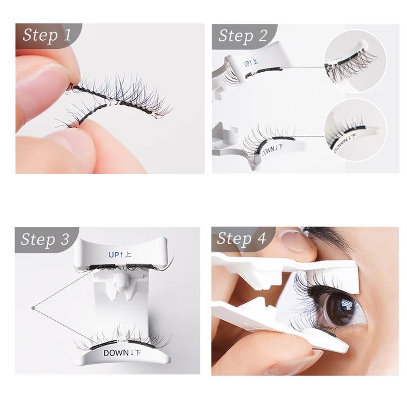 Magnetic False Eyelashes Supernatural Can Be Reused - Top Notch Mart