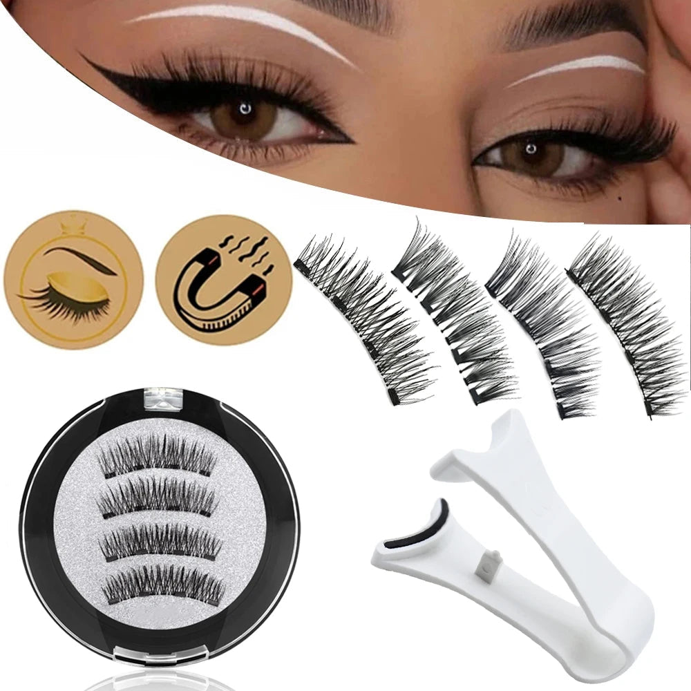 Magnetic False Eyelashes Supernatural Can Be Reused - Top Notch Mart