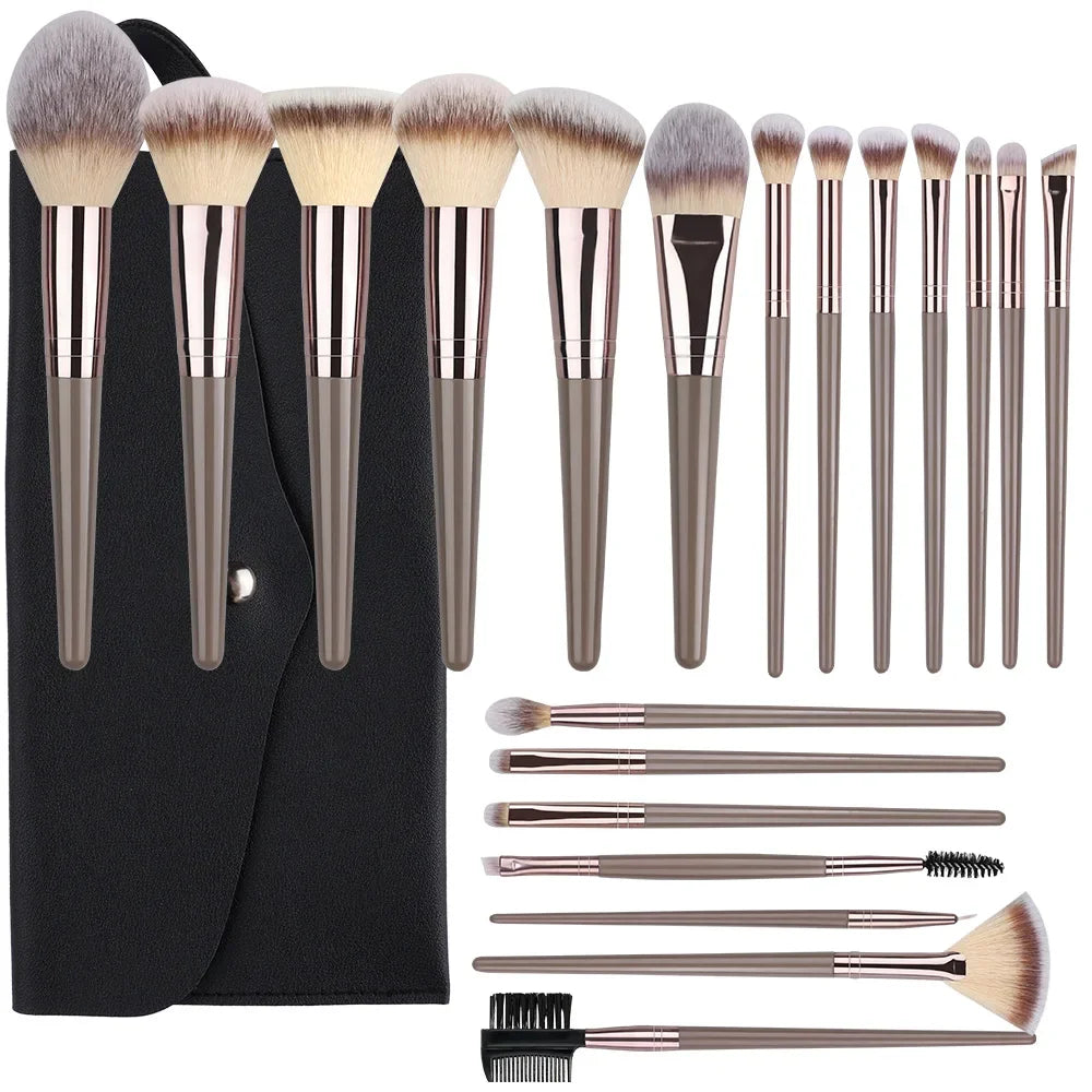 20Pcs Makeup Brush Set Professional Super soft detail Blush highlighter Foundation Concealer Eyeshadow Brush Women Beauty Tool - Top Notch Mart