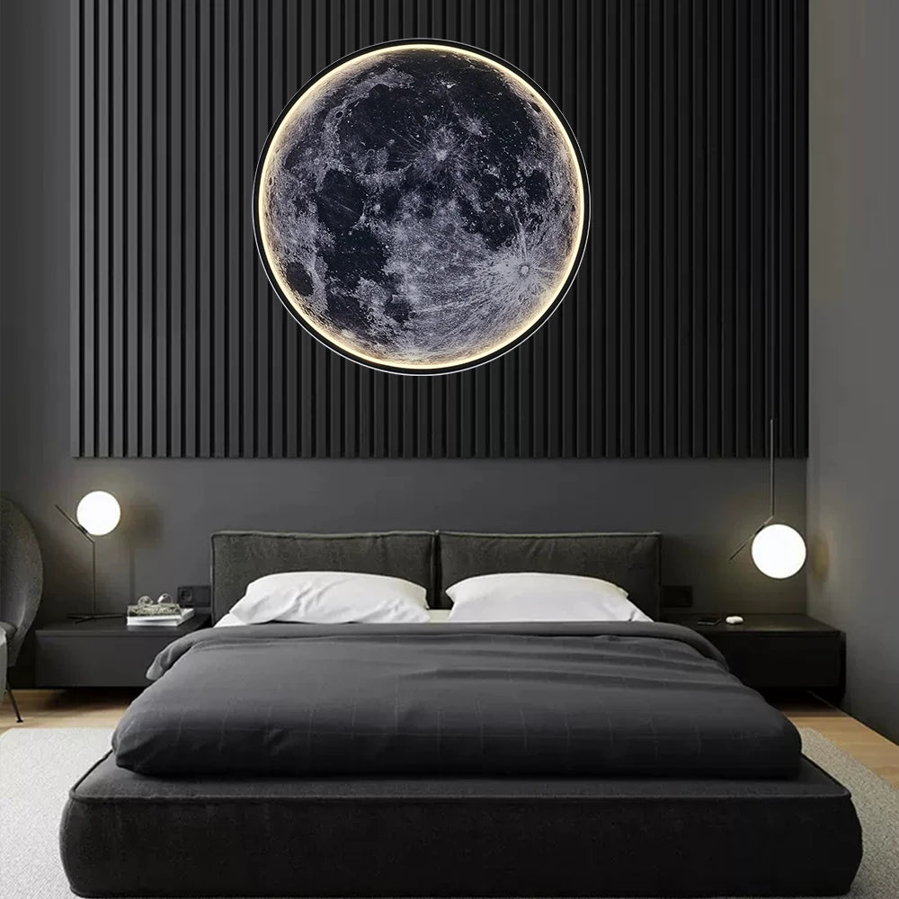 Moon Wall Lamp With RC For Dimmable Light - Top Notch Mart