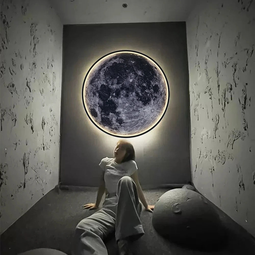 Moon Wall Lamp With RC For Dimmable Light - Top Notch Mart