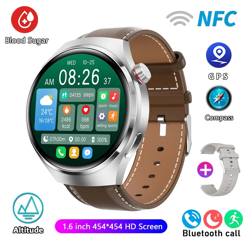 HUAWEI GT4 Pro GPS NFC Smart Watch Men 360*360 AMOLED Screen Heart rate Bluetooth Call IP68 Waterproof Man - Top Notch Mart