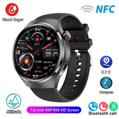 HUAWEI GT4 Pro GPS NFC Smart Watch Men 360*360 AMOLED Screen Heart rate Bluetooth Call IP68 Waterproof Man - Top Notch Mart