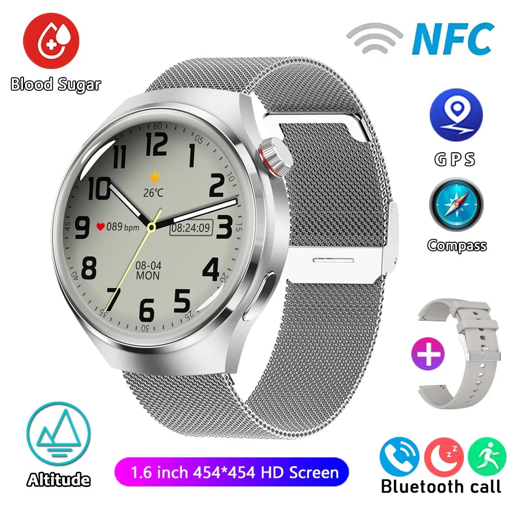 HUAWEI GT4 Pro GPS NFC Smart Watch Men 360*360 AMOLED Screen Heart rate Bluetooth Call IP68 Waterproof Man - Top Notch Mart