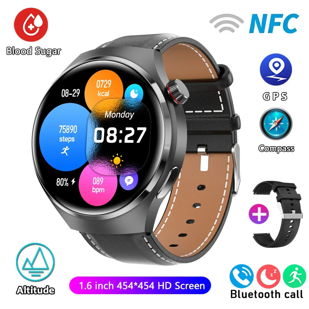 HUAWEI GT4 Pro GPS NFC Smart Watch Men 360*360 AMOLED Screen Heart rate Bluetooth Call IP68 Waterproof Man - Top Notch Mart