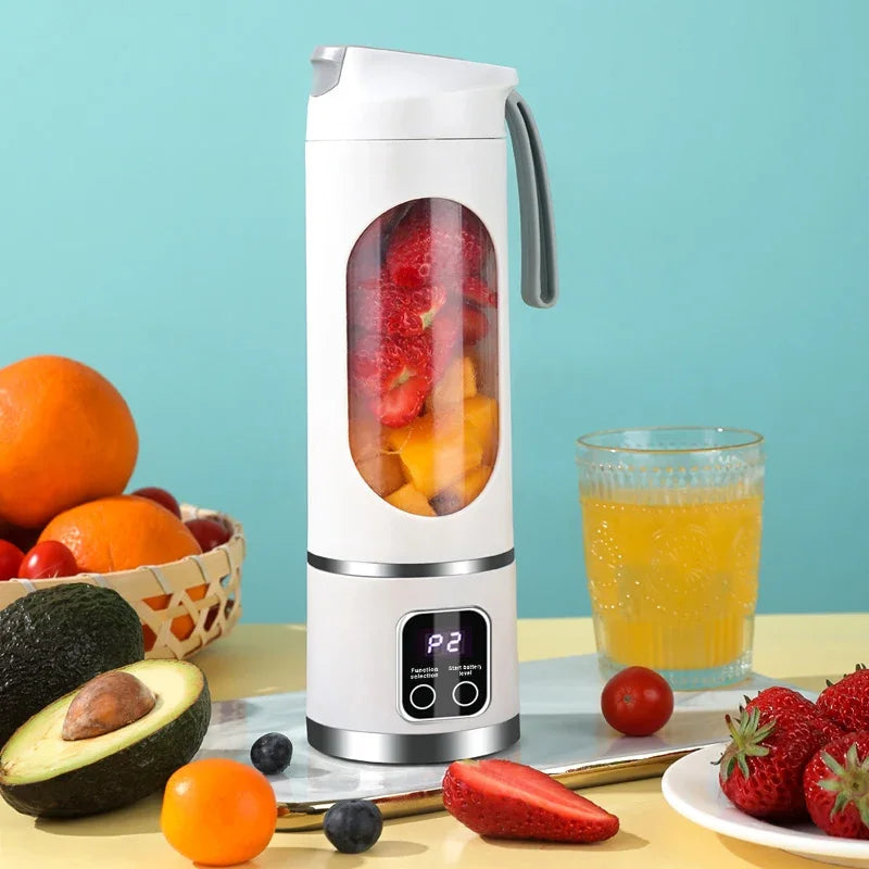 Electric Juicer Mini Portable Blender Fruit Mixers Fruit Extractors Multifunction Juice Maker Machine Blender Smoothies Mixer - Top Notch Mart