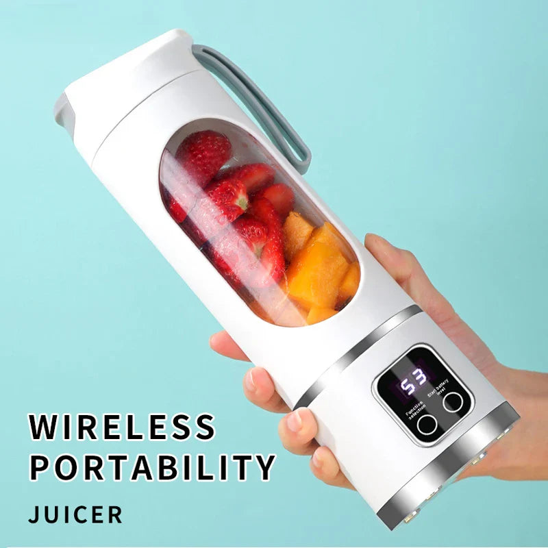 Electric Juicer Mini Portable Blender Fruit Mixers Fruit Extractors Multifunction Juice Maker Machine Blender Smoothies Mixer - Top Notch Mart