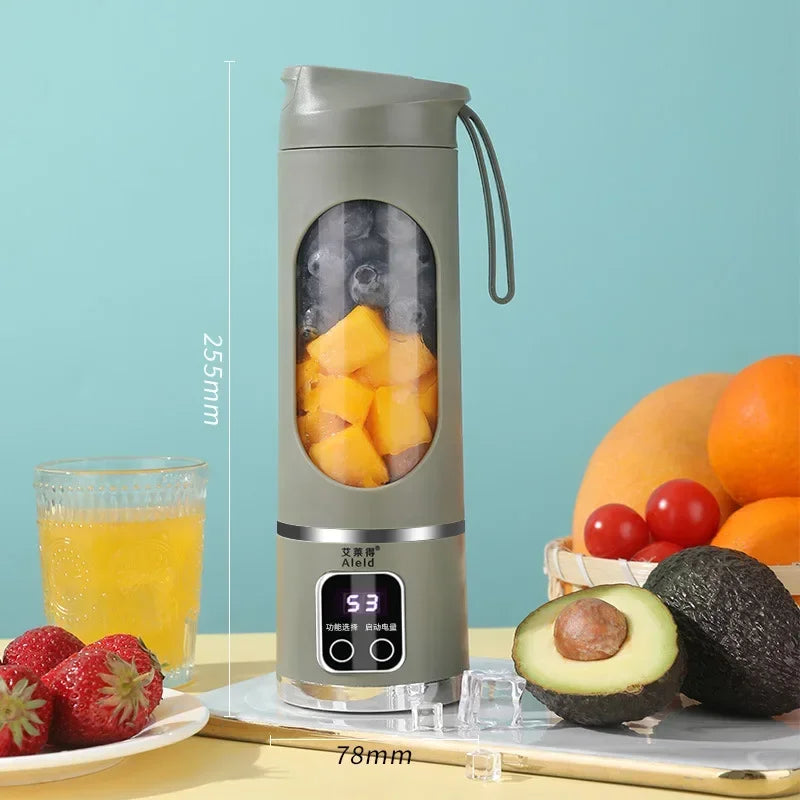 Electric Juicer Mini Portable Blender Fruit Mixers Fruit Extractors Multifunction Juice Maker Machine Blender Smoothies Mixer - Top Notch Mart