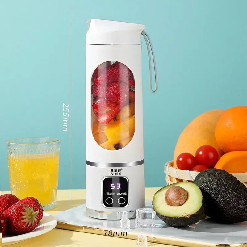 Electric Juicer Mini Portable Blender Fruit Mixers Fruit Extractors Multifunction Juice Maker Machine Blender Smoothies Mixer - Top Notch Mart