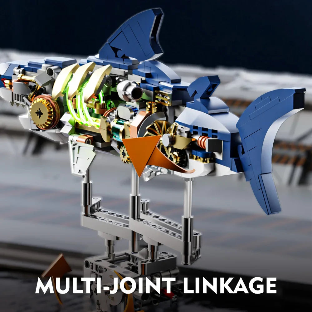 Shark Set Build a set of bricks to build shark marine life - Top Notch Mart