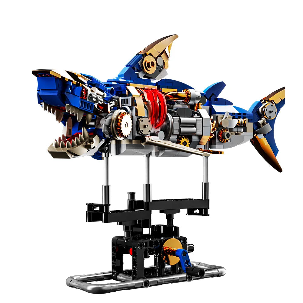 Shark Set Build a set of bricks to build shark marine life - Top Notch Mart