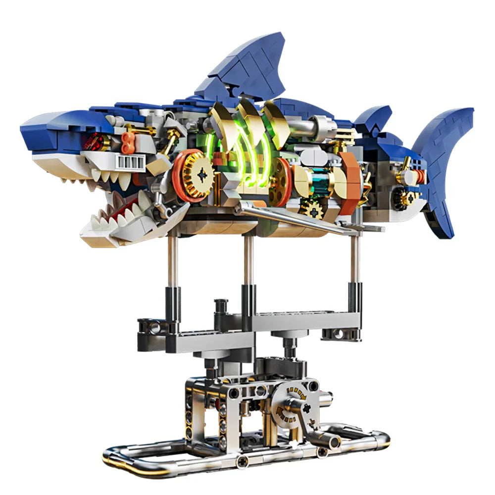 Shark Set Build a set of bricks to build shark marine life - Top Notch Mart