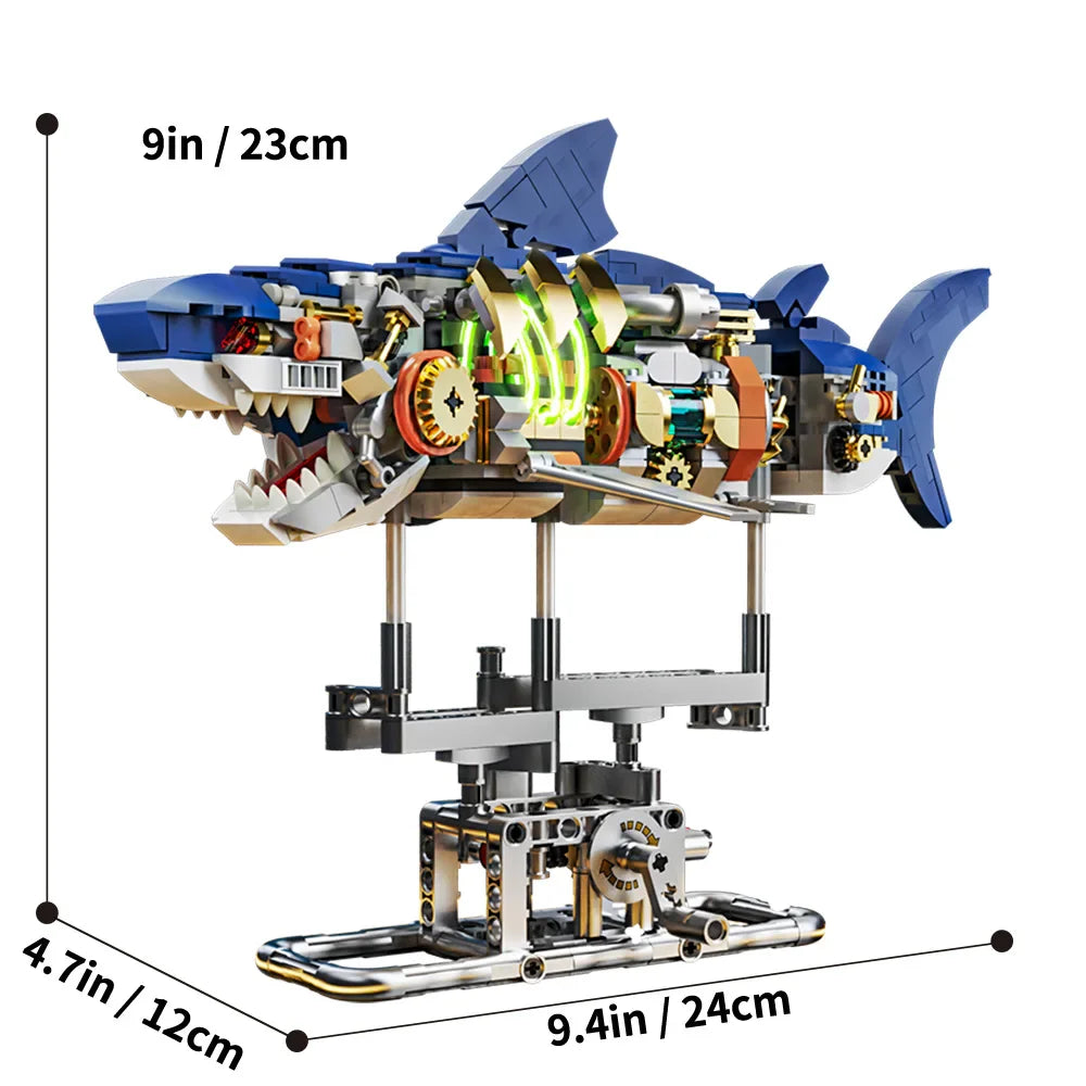 Shark Set Build a set of bricks to build shark marine life - Top Notch Mart