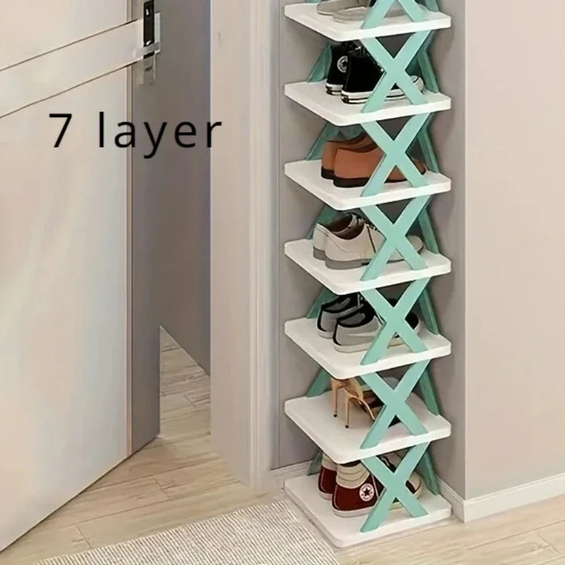 Shoes Racks Storage Organizer Detachable Shoe Racks Saves Family Household Rack Multi Layer Simple Shoes Shelf Color Cabinet - Top Notch Mart