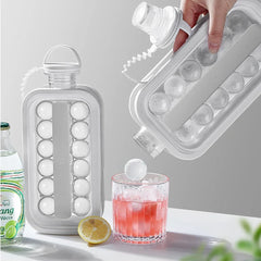 Portable Silicone Ice Ball Maker Kettle Creative Ice Cube Mold Kitchen Bar Gadgets Ice Hockey Lattice Making Tool Kettle - Top Notch Mart