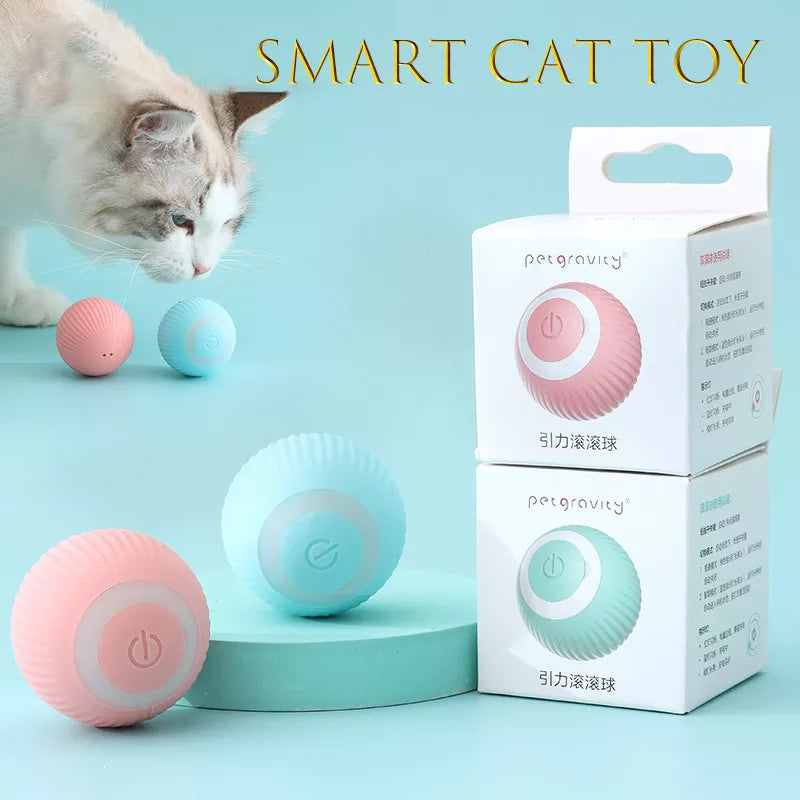 Smart Cat Toys Automatic Rolling Ball Electric Toys Interactive - Top Notch Mart