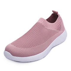 2024 Spring Women's Knitted Sock Sneakers: Casual Breathable Flats for Walking - Top Notch Mart