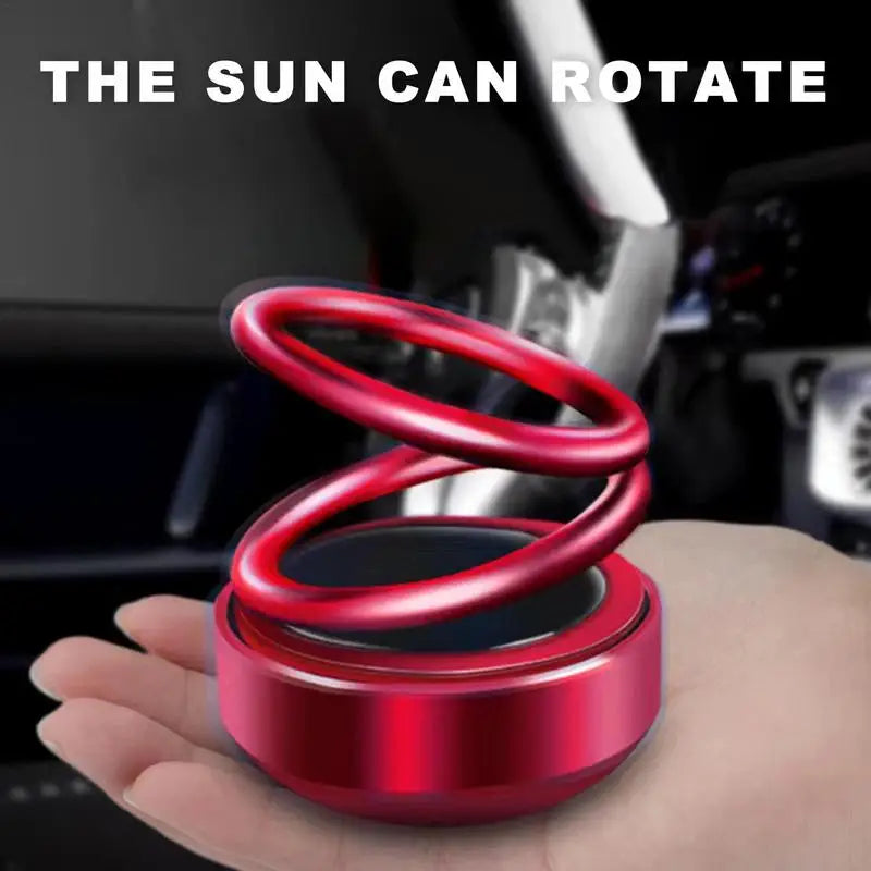 Solar Car Air Freshener Car Aromatherapy 360 Degree - Top Notch Mart