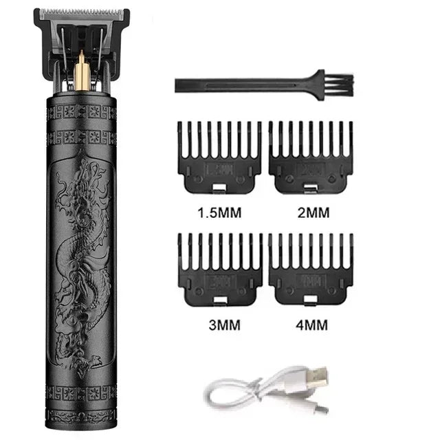 2024 New Vintage T9 Hair Cutting Machine Men's Electric Shaver Rechargeable Hair Trimmer Beard Clipper Barber Hair Cut Hot Sale - Top Notch Mart