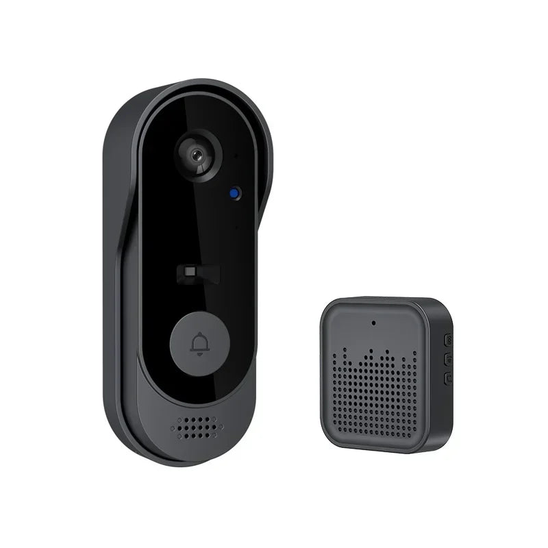 Doorbell Camera Wireless Wifi Video Doorbell IP65 Waterproof, Battery Powered,2-Way Audio, Smart Ir, Cloud Storage - Top Notch Mart